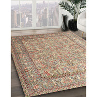 Traditional Sienna Brown Persian Rug, tr1264