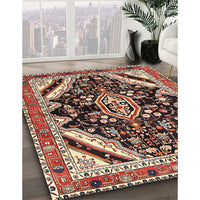 Traditional Saffron Red Persian Rug, tr1266