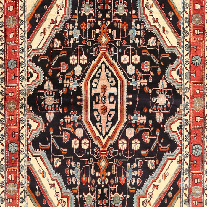 Traditional Saffron Red Persian Rug, tr1266