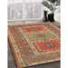 Traditional Red Persian Rug in Family Room, tr126