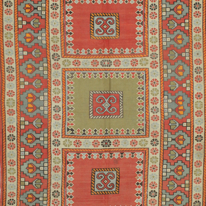 Machine Washable Traditional Red Rug, wshtr126