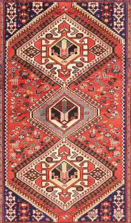 Machine Washable Traditional Tangerine Pink Rug, wshtr1271
