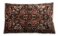 Traditional Classic Rectangular Orange Brown Lumbar Throw Pillow, 13 inch by 19 inch, lbtr1272