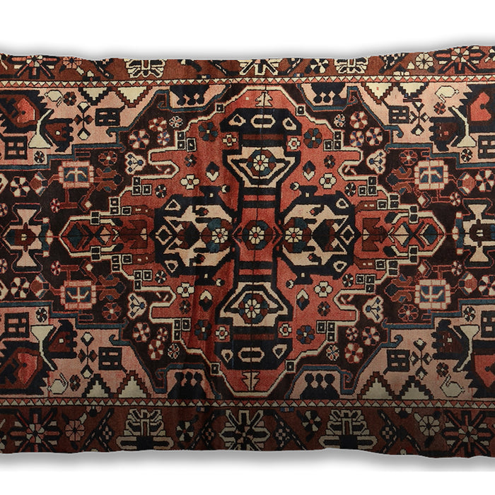 Traditional Classic Rectangular Orange Brown Lumbar Throw Pillow, 13 inch by 19 inch, lbtr1272