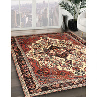 Traditional Sand Brown Persian Rug, tr1274