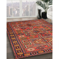 Traditional Rust Pink Persian Rug, tr1275