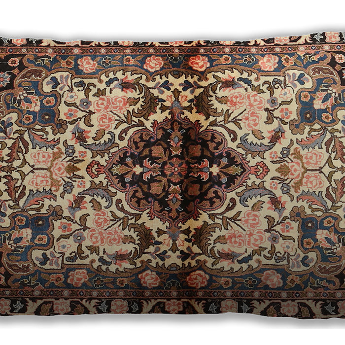 Traditional Classic Rectangular Red Brown Lumbar Throw Pillow, 13 inch by 19 inch, lbtr1276