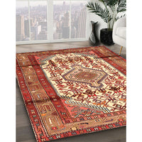 Traditional Sand Brown Persian Rug, tr1277