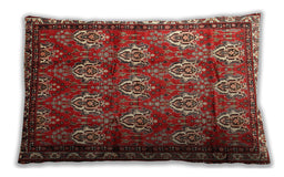 Traditional Classic Rectangular Orange Salmon Pink Lumbar Throw Pillow, 13 inch by 19 inch, lbtr1278
