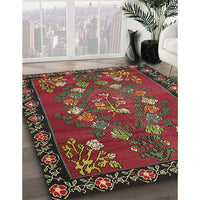 Traditional Dark Green Persian Rug, tr127