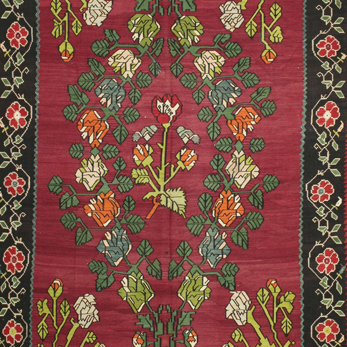 Traditional Dark Green Persian Rug, tr127