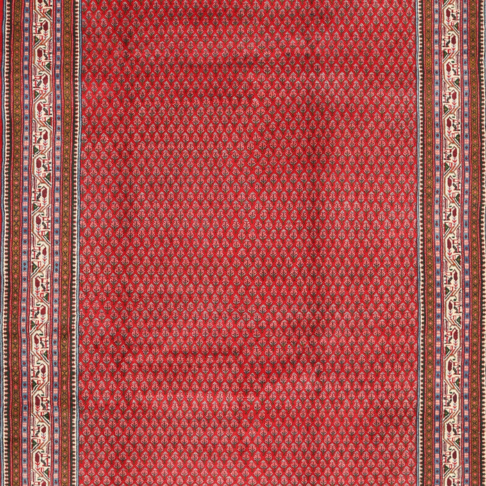 Traditional Copper Red Pink Persian Rug, tr1283