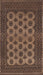 Traditional Bakers Brown Southwestern Rug, tr1284