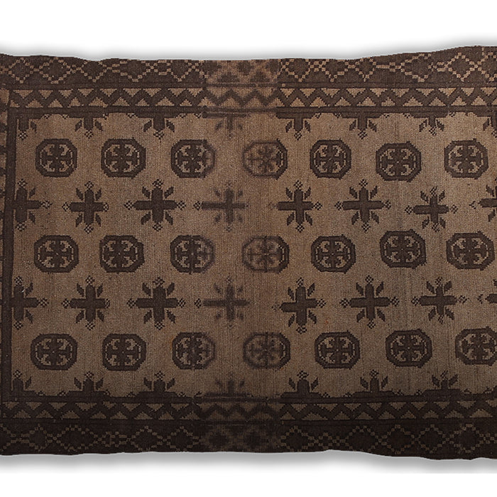 Traditional Classic Rectangular Bakers Brown Lumbar Throw Pillow, 13 inch by 19 inch, lbtr1284