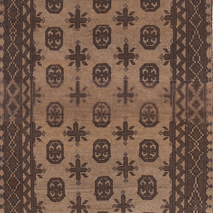 Machine Washable Traditional Bakers Brown Rug, wshtr1284