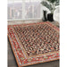 Machine Washable Traditional Saffron Red Rug in a Family Room, wshtr1286