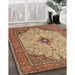 Machine Washable Traditional Dark Sienna Brown Rug in a Family Room, wshtr1287