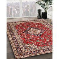 Traditional Red Medallion Rug, tr1289