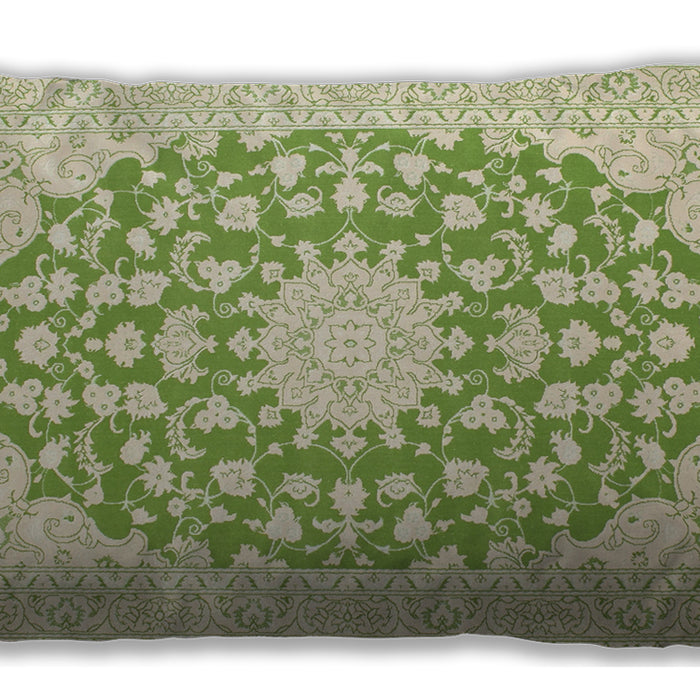Traditional Classic Rectangular Khaki Gold Lumbar Throw Pillow, 13 inch by 19 inch, lbtr128