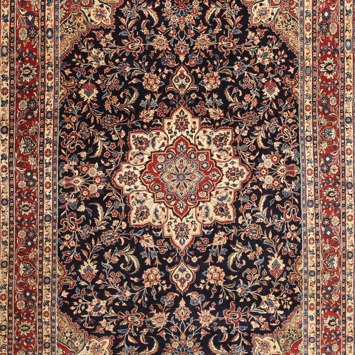 Traditional Light Copper Gold Medallion Rug, tr1292