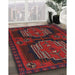 Machine Washable Traditional Red Rug in a Family Room, wshtr1293