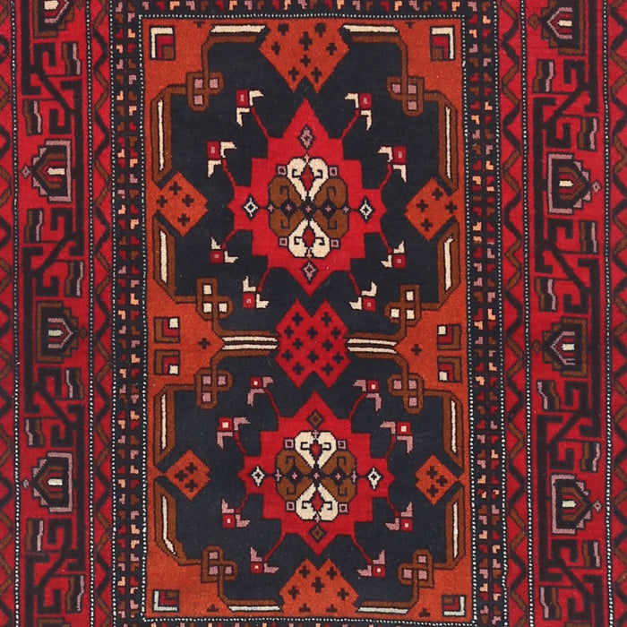 Traditional Dark Brown Persian Rug, tr1295