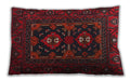 Traditional Classic Rectangular Dark Brown Lumbar Throw Pillow, 13 inch by 19 inch, lbtr1295