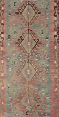 Machine Washable Traditional Rust Pink Rug, wshtr1297