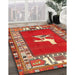 Machine Washable Traditional Red Rug in a Family Room, wshtr1299