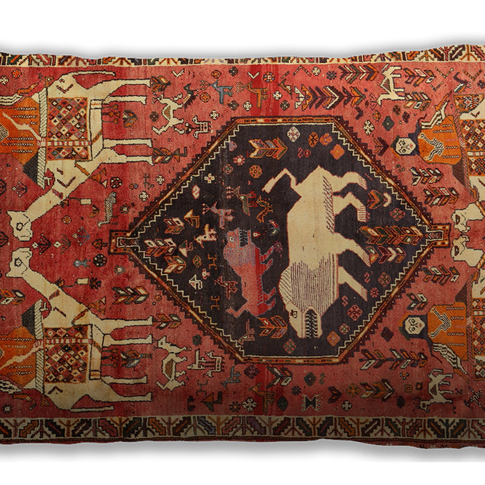 Traditional Classic Rectangular Tomato Red Lumbar Throw Pillow, 13 inch by 19 inch, lbtr1300