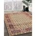 Machine Washable Traditional Brown Rug in a Family Room, wshtr1301