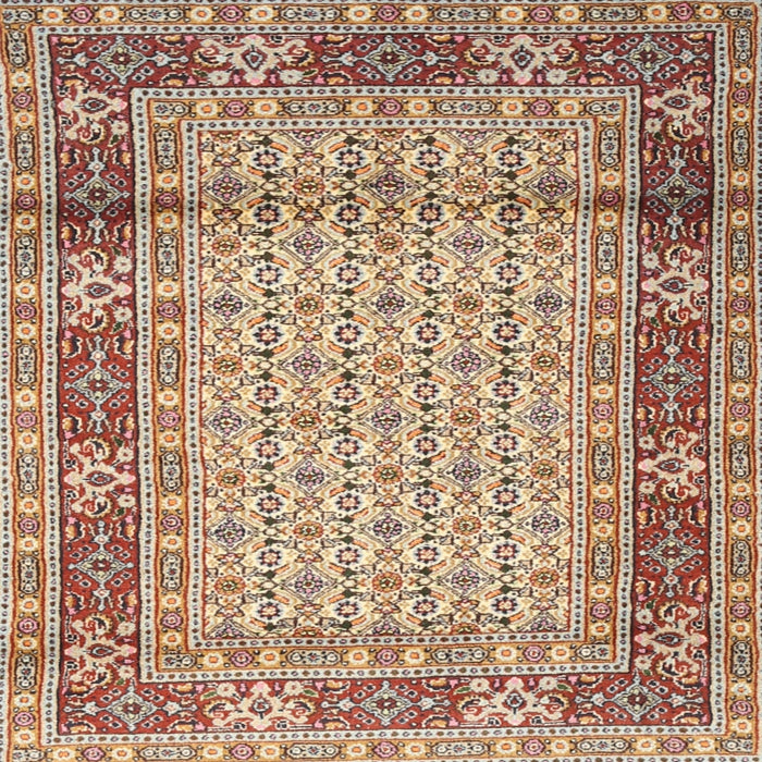 Square Traditional Brown Persian Rug, tr1301