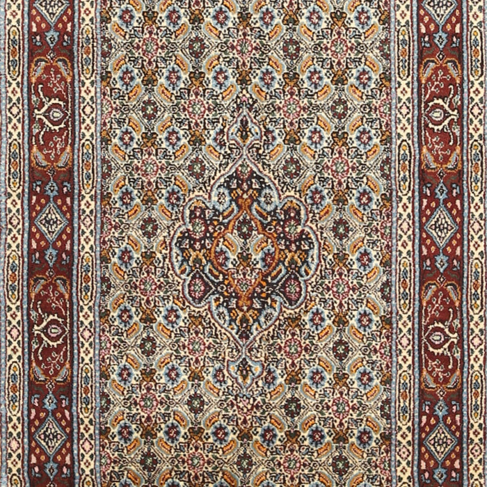 Traditional Light French Beige Brown Persian Rug, tr1303