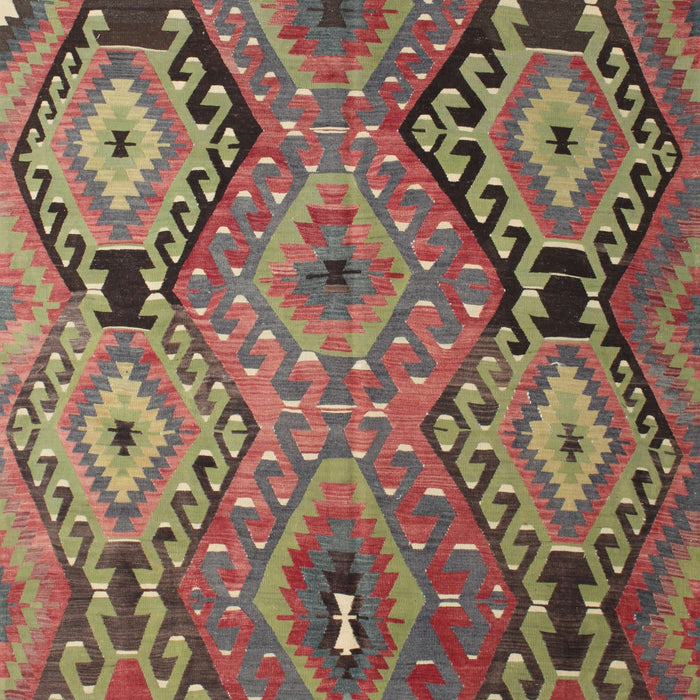 Traditional Dark Almond Brown Southwestern Rug, tr1305