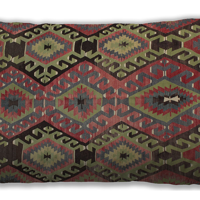 Traditional Classic Rectangular Dark Almond Brown Lumbar Throw Pillow, 13 inch by 19 inch, lbtr1305