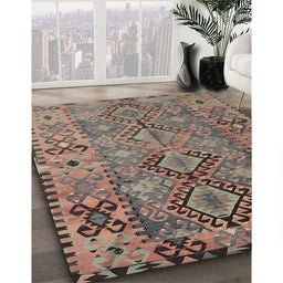 Machine Washable Traditional Brown Rug in a Family Room, wshtr1306