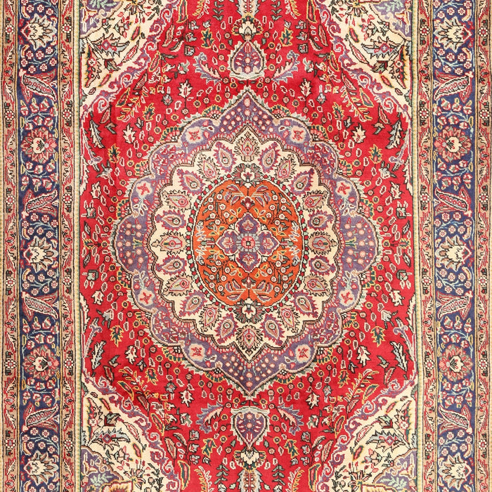 Machine Washable Traditional Red Rug, wshtr1309