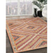 Traditional Orange Southwestern Rug in Family Room, tr1310