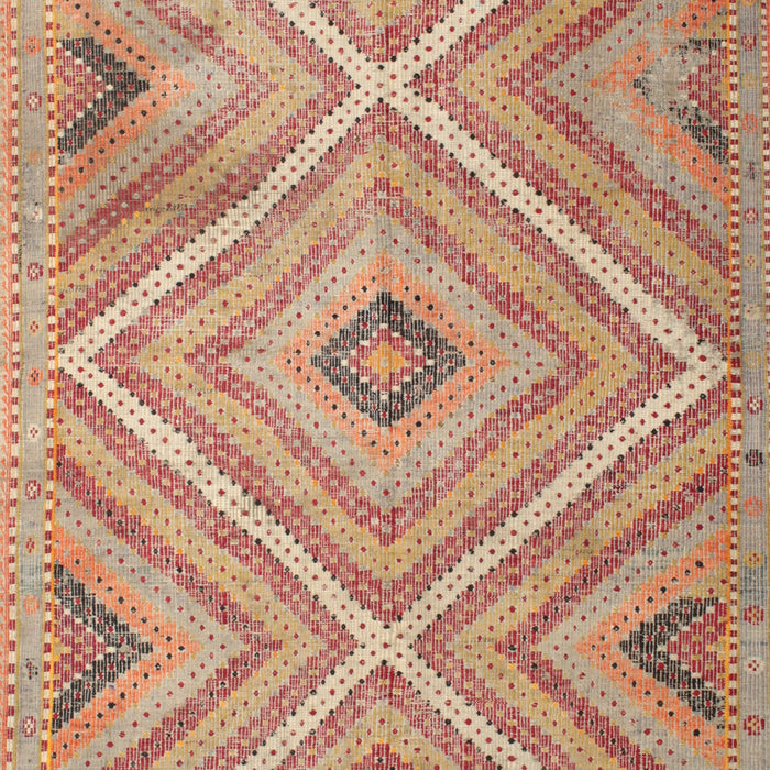 Traditional Orange Southwestern Rug, tr1310