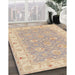 Traditional Brown Persian Rug in Family Room, tr1315