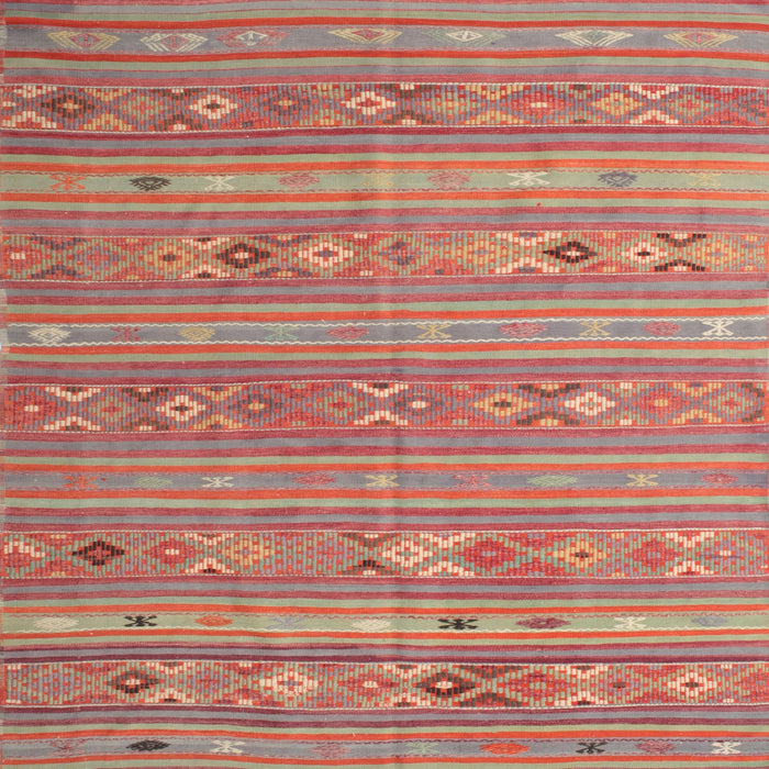 Square Traditional Red Southwestern Rug, tr1317