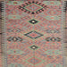 Square Traditional Rust Pink Persian Rug, tr1318