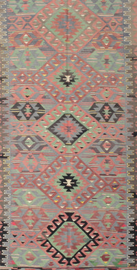 Machine Washable Traditional Rust Pink Rug, wshtr1318