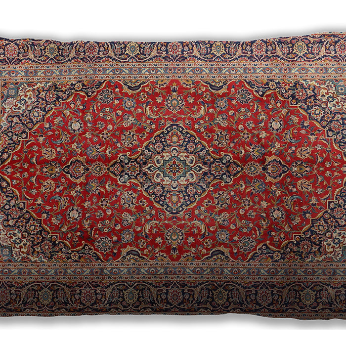 Traditional Classic Rectangular Camel Brown Lumbar Throw Pillow, 13 inch by 19 inch, lbtr1320