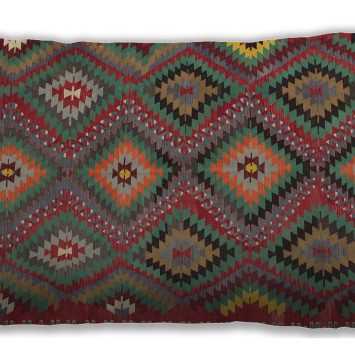 Traditional Classic Rectangular Army Brown Lumbar Throw Pillow, 13 inch by 19 inch, lbtr1322