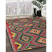 Machine Washable Traditional Army Brown Rug in a Family Room, wshtr1322