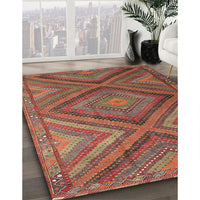 Traditional Red Southwestern Rug, tr1323