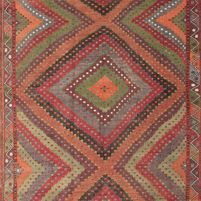 Traditional Red Southwestern Rug, tr1323