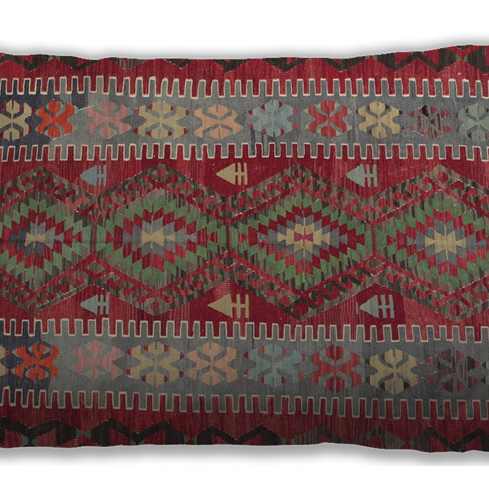 Traditional Classic Rectangular Khaki Green Lumbar Throw Pillow, 13 inch by 19 inch, lbtr1324
