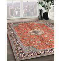 Traditional Camel Brown Persian Rug, tr1326